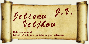Jelisav Veljkov vizit kartica